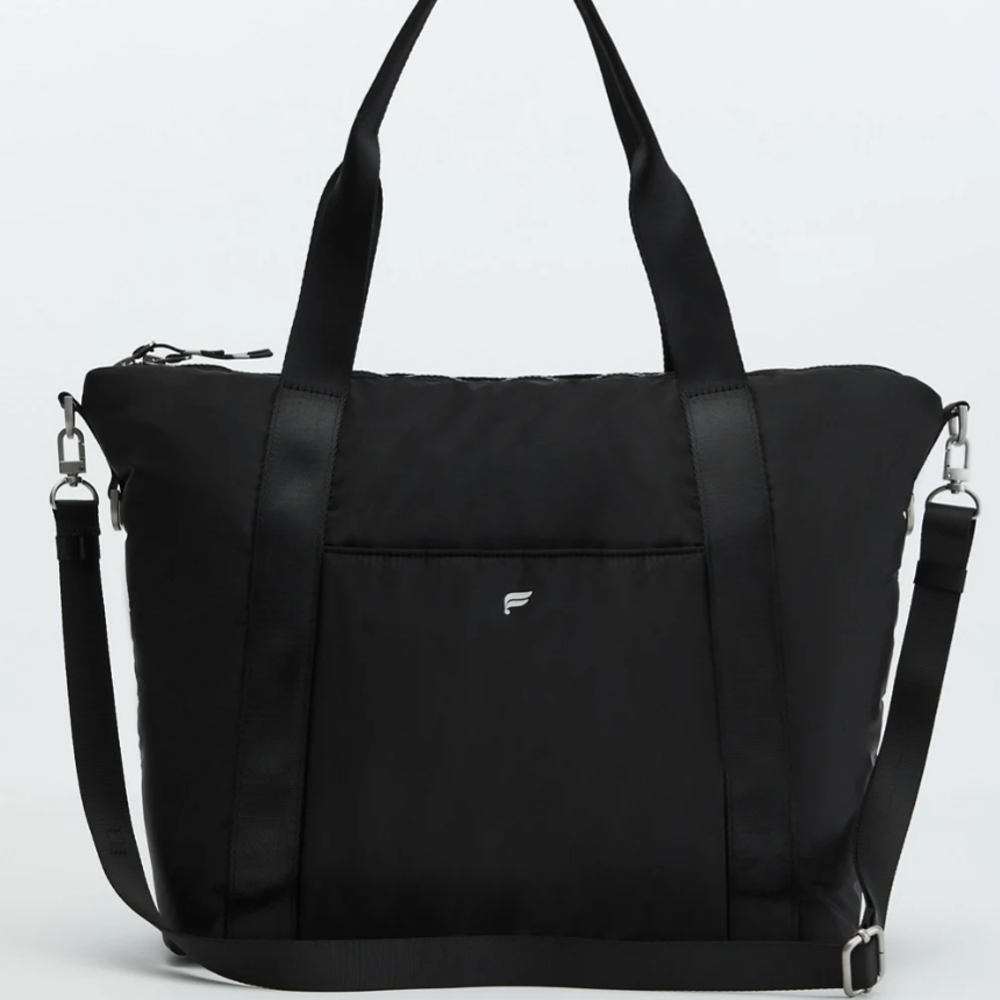 Black Tote Bag with Logo